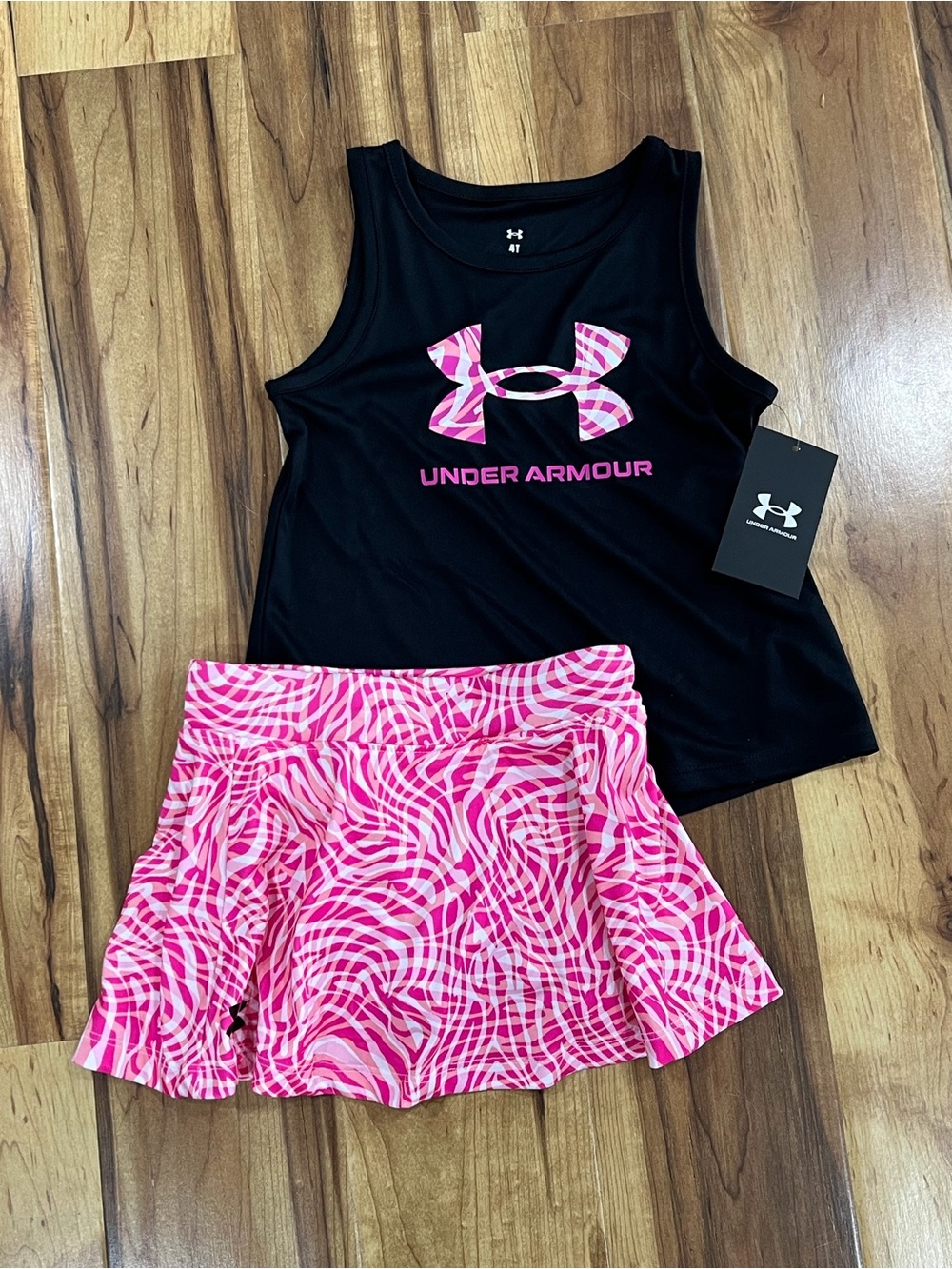 Under Armour Girls 12 Months Tank & Skirt Set, New